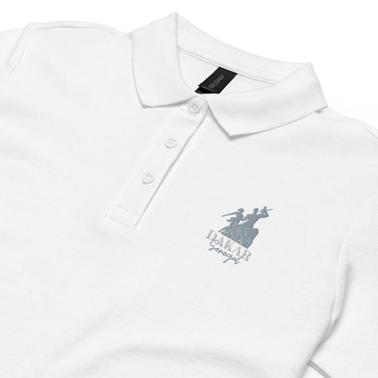 African Renaissance Monument Pique Polo Shirt - Asali Origins