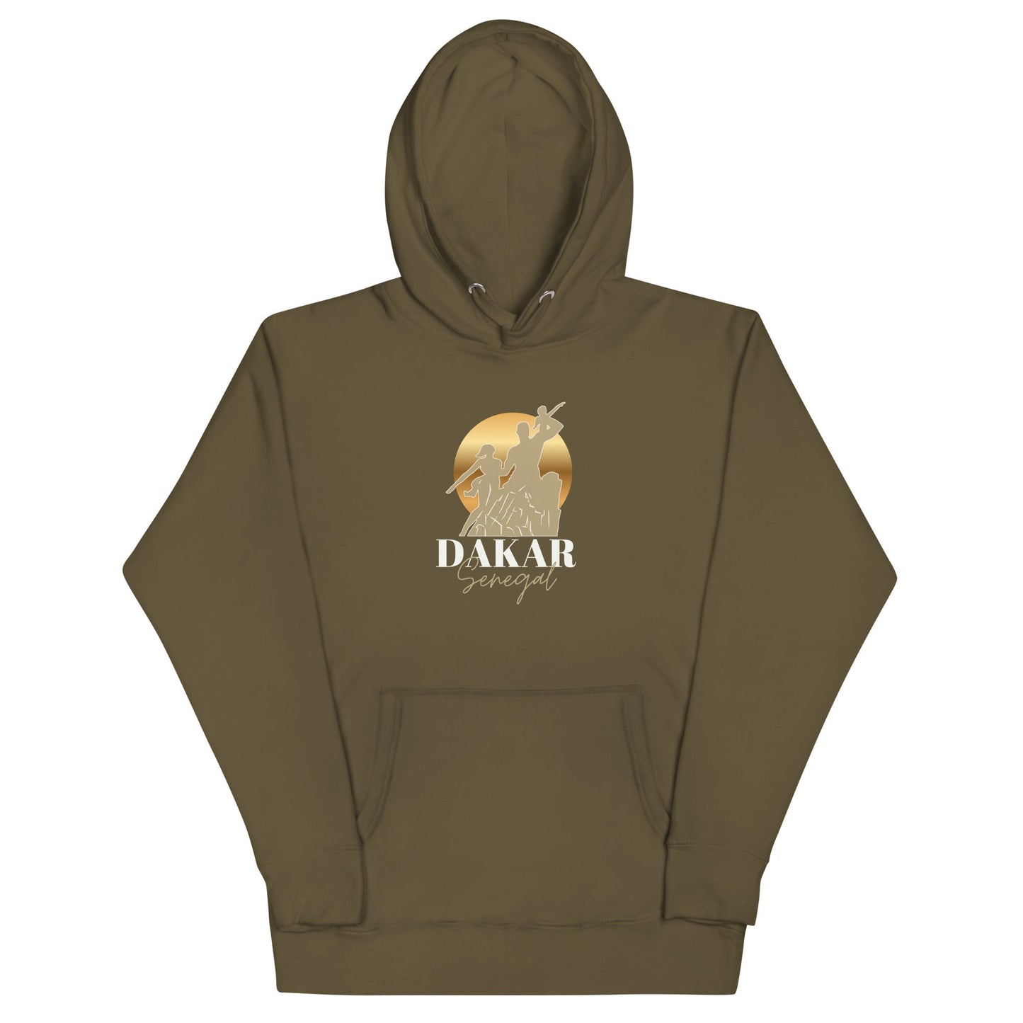 African Renaissance Monument Unisex Luxe Hoodie - Asali Origins