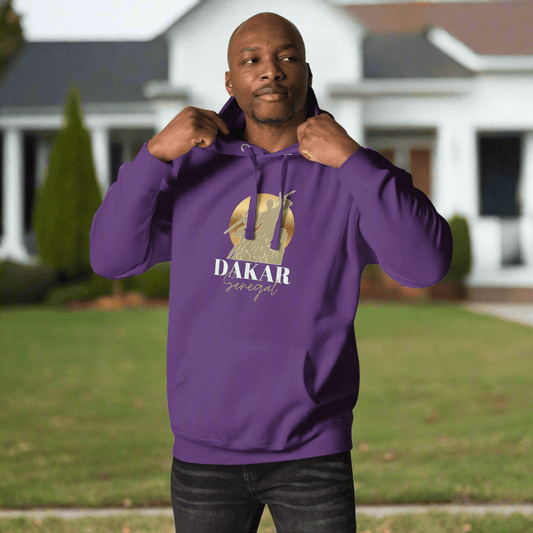 African Renaissance Monument Unisex Luxe Hoodie - Asali Origins