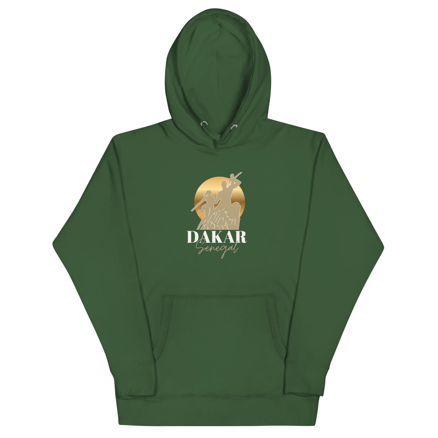 African Renaissance Monument Unisex Luxe Hoodie - Asali Origins
