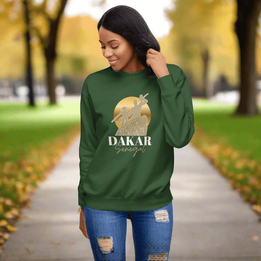 African Renaissance Monument Unisex Luxe Sweatshirt - Asali Origins
