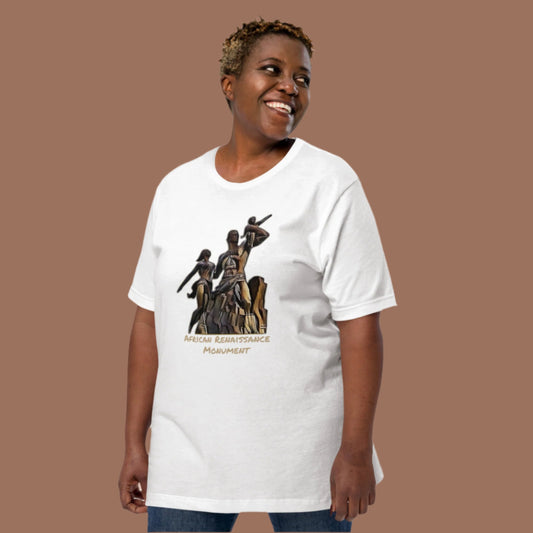 African Renaissance Monument Unisex T-shirt - Asali Origins