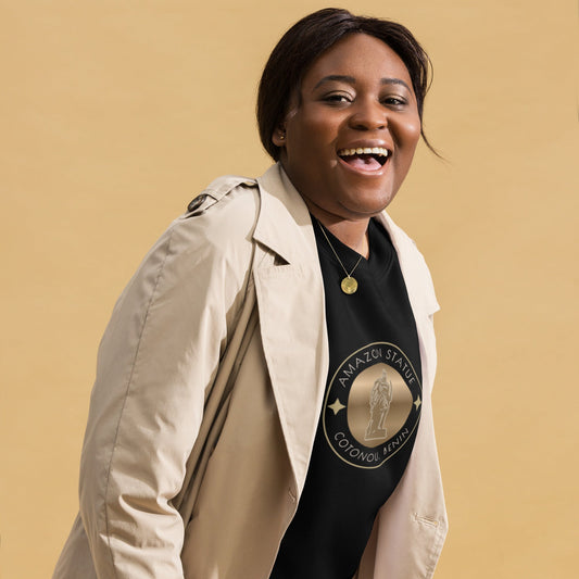 Benin Amazon Statue Unisex Premium Sweatshirt - Asali Origins