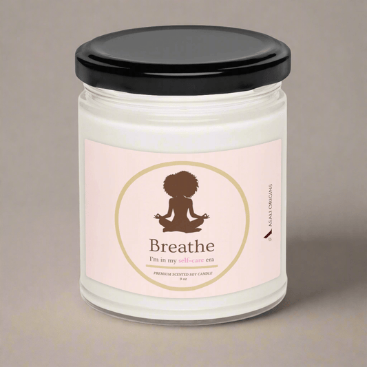 Breathe Scented Soy Candle - Asali Origins