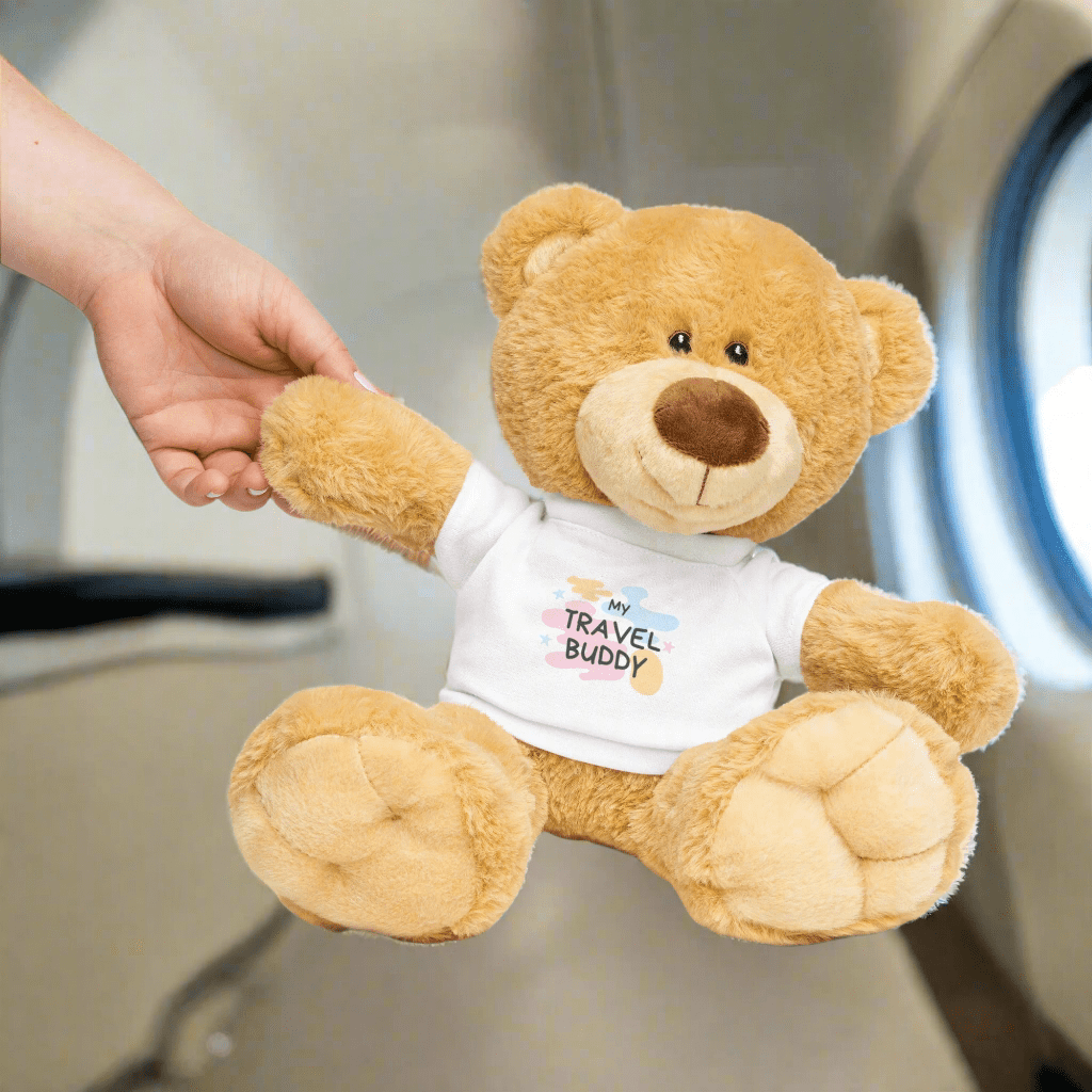 My Travel Buddy Teddy Bear Pastel Shirt - Asali Origins