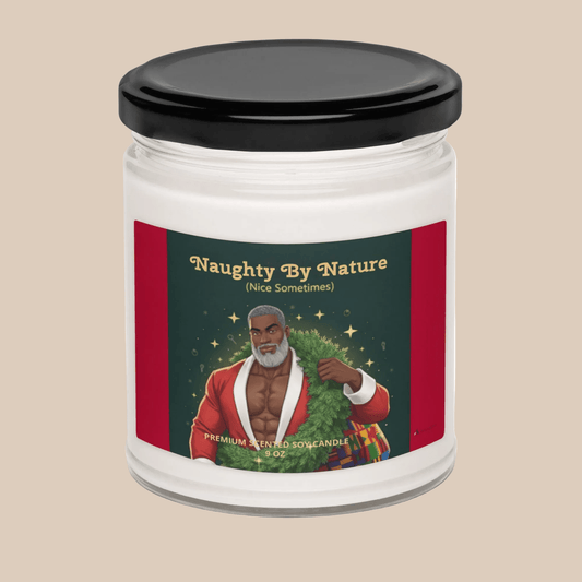 Naughty By Nature Pine Scented Soy Candle - Asali Origins