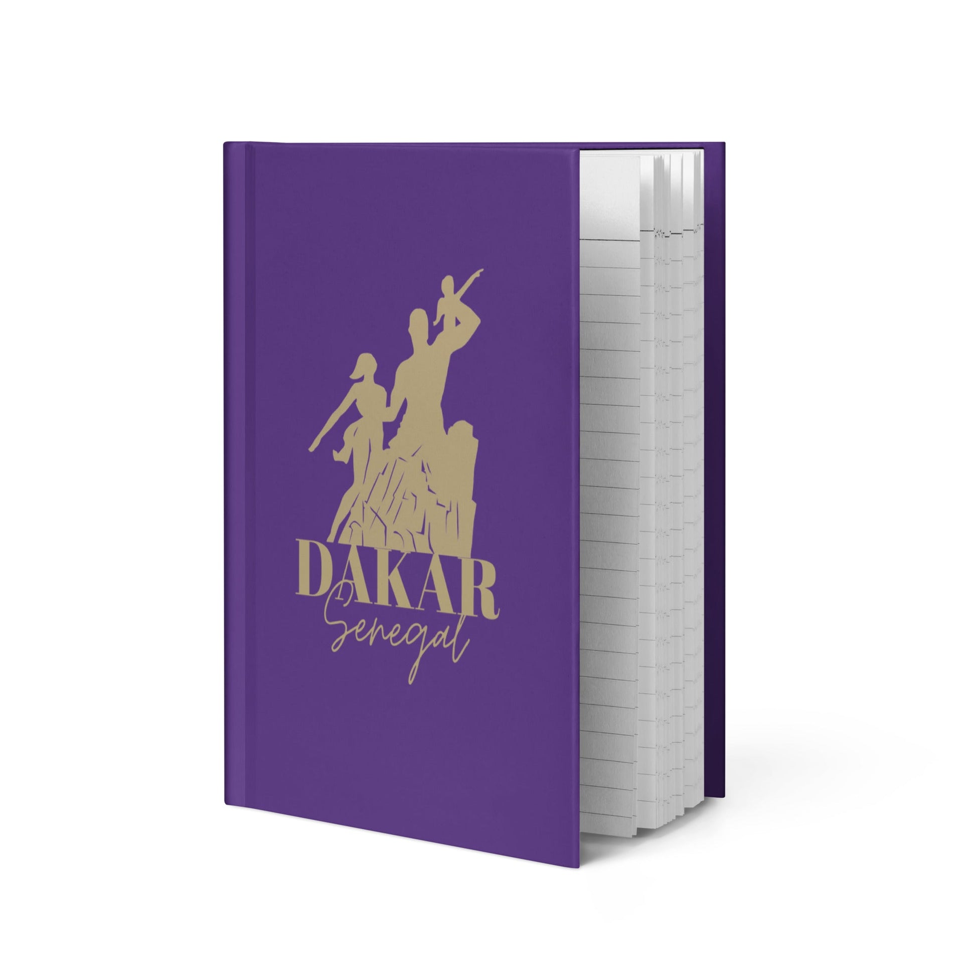 African Renaissance Monument Hardcover Journal - Purple - Asali Origins