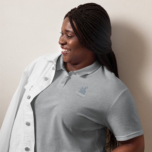 African Renaissance Monument Pique Polo Shirt - Asali Origins