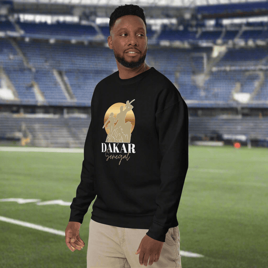 African Renaissance Monument Unisex Luxe Sweatshirt - Asali Origins