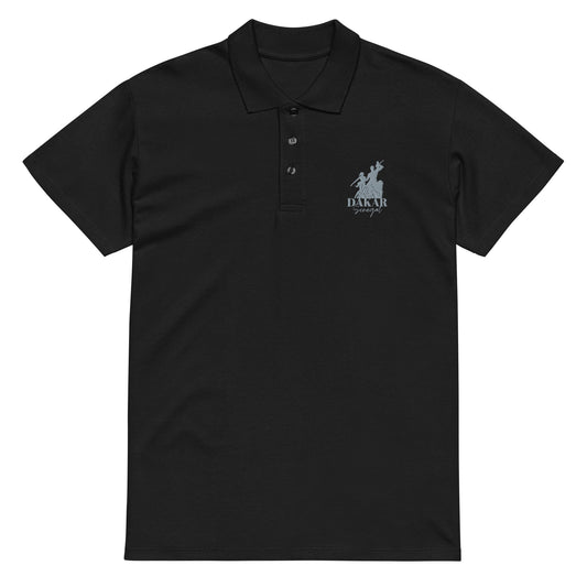 African Renaissance Monument Unisex Polo Shirt (Silver) - Asali Origins