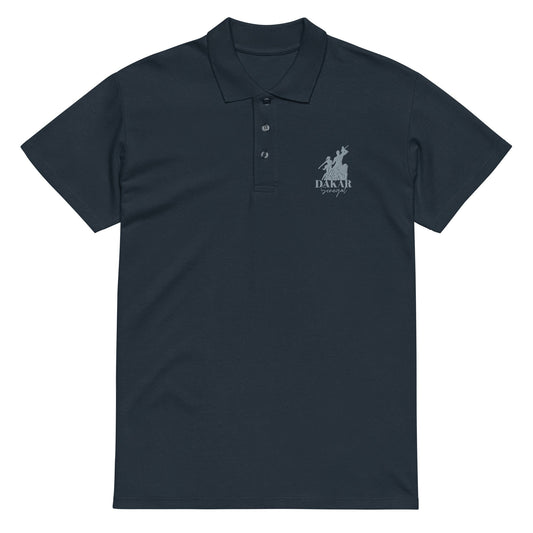 African Renaissance Monument Unisex Polo Shirt (Silver) - Asali Origins
