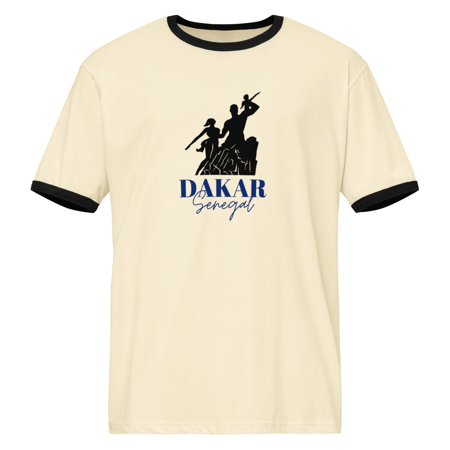 African Renaissance Monument Unisex Ringer T-shirt - Asali Origins