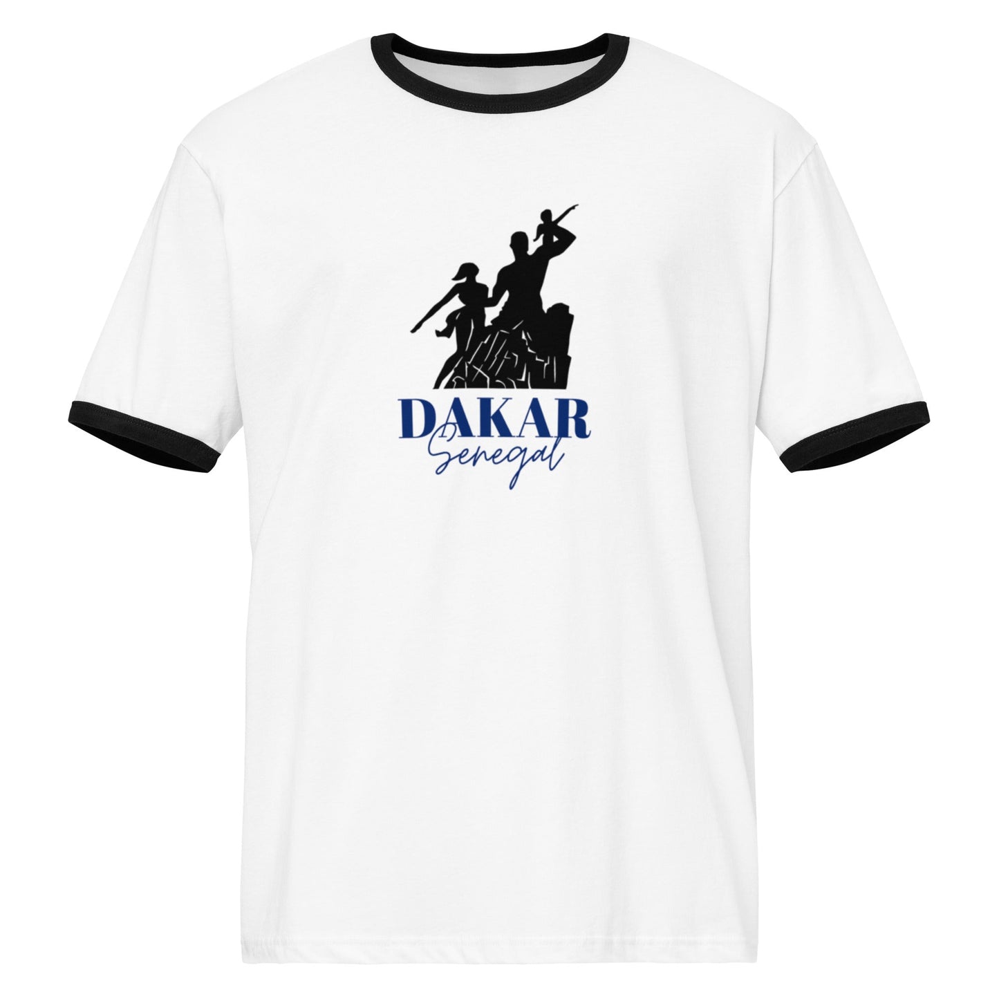 African Renaissance Monument Unisex Ringer T-shirt - Asali Origins