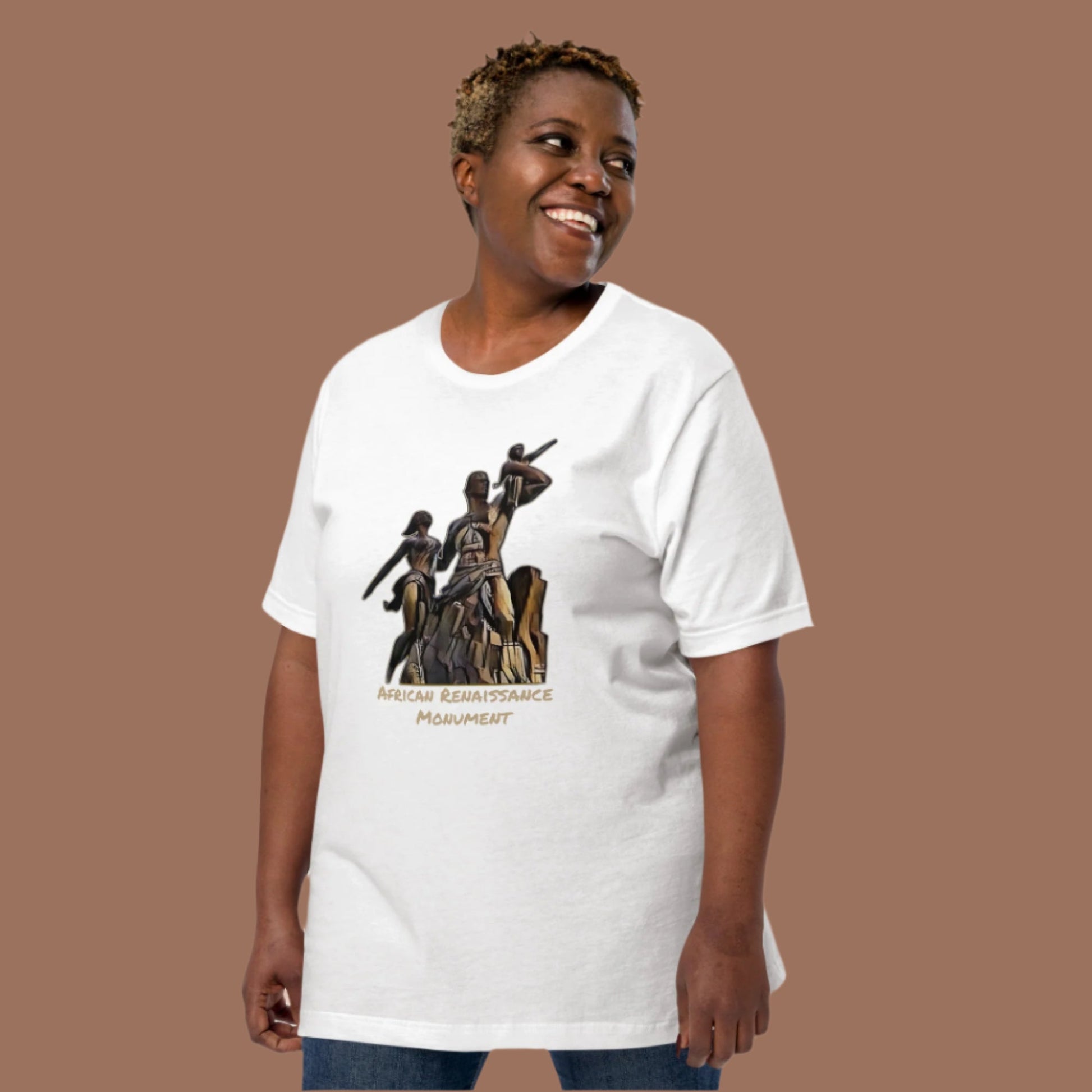 African Renaissance Monument Unisex T-shirt - Asali Origins