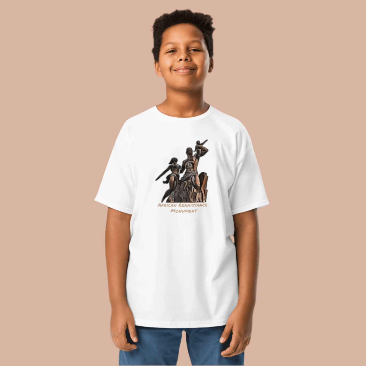African Renaissance Monument Youth Classic T-shirt - Asali Origins
