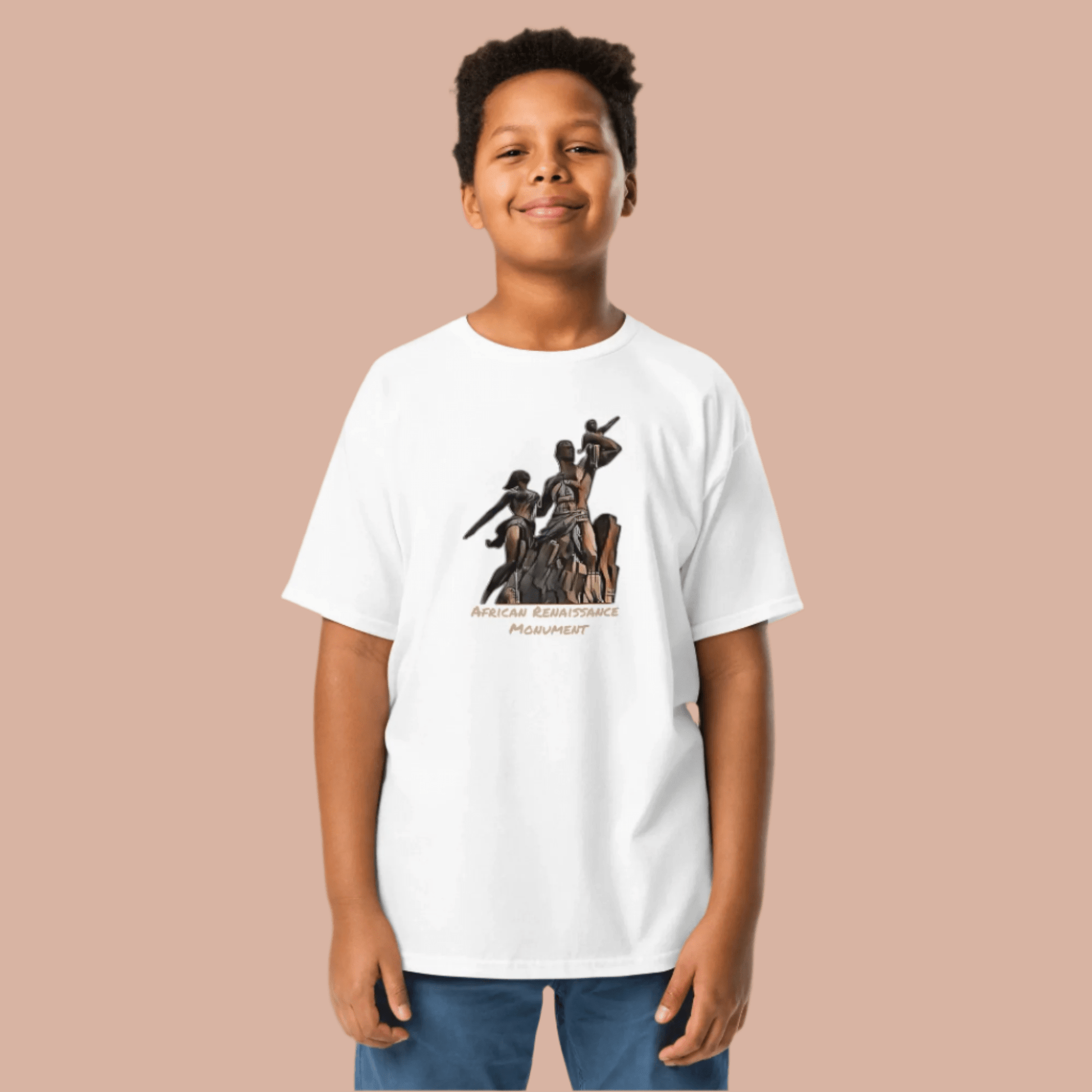 African Renaissance Monument Youth Classic T-shirt - Asali Origins