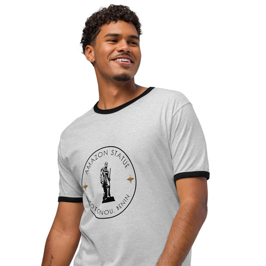 Amazon Statue Unisex Ringer T-shirt - Asali Origins