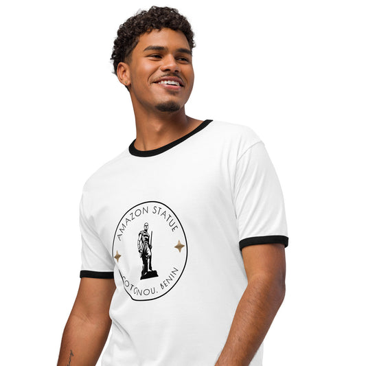 Amazon Statue Unisex Ringer T-shirt - Asali Origins