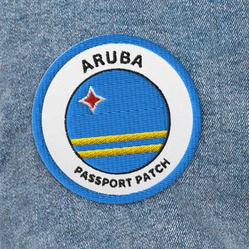 Aruba Embroidered Passport Patch - Asali Origins