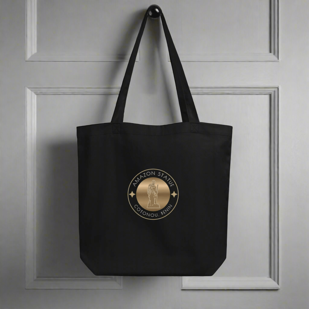 Benin Amazon Statue Eco Tote Bag - Asali Origins