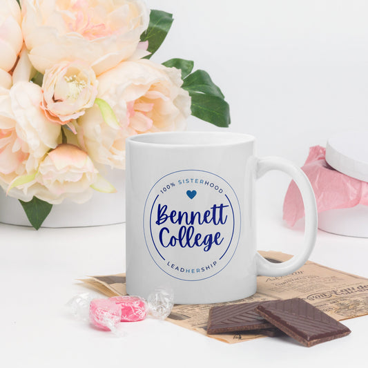 Bennett College White Glossy Mug - Asali Origins