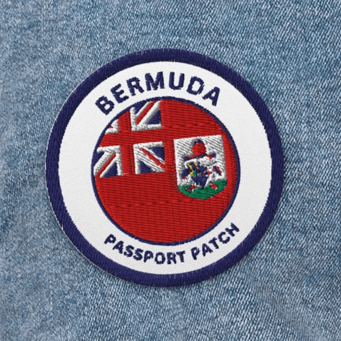 Bermuda Embroidered Passport Patch - Asali Origins