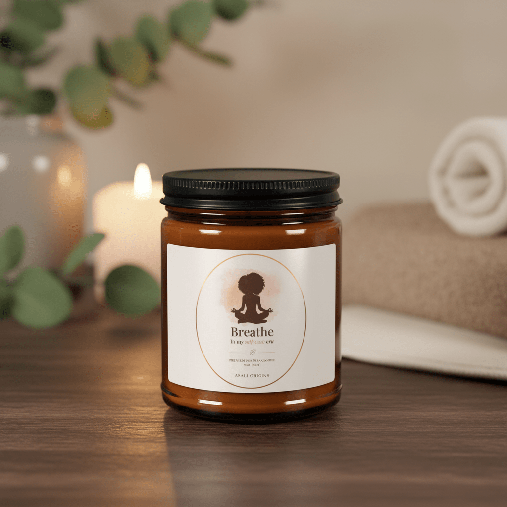 Breathe Scented Soy Candle - Asali Origins
