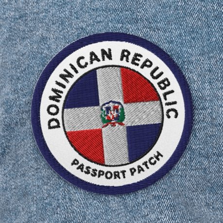 Dominican Republic Embroidered Passport Patch - Asali Origins