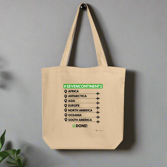7 Continents Eco Tote Bag