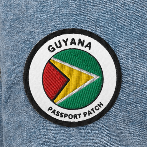 Guyana Embroidered Passport Patch - Asali Origins