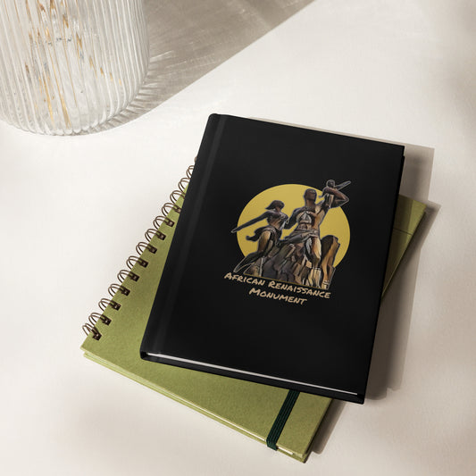 African Renaissance Monument Hardcover Journal - Black and Gold from Asali Origins