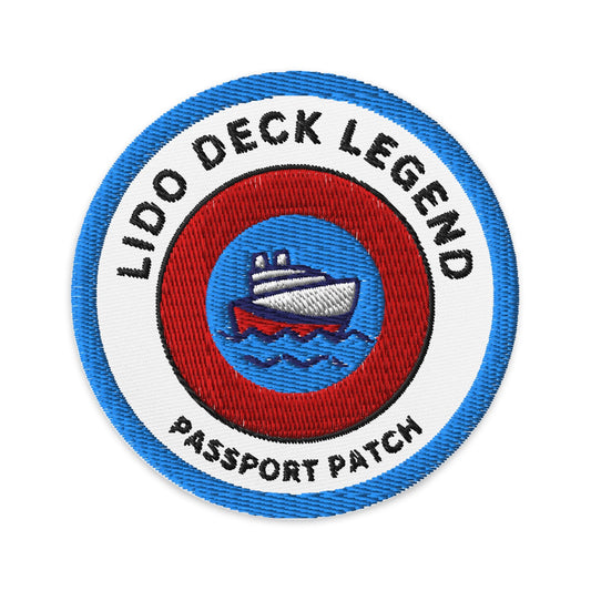 Lido Deck Legend Passport Patch - Asali Origins