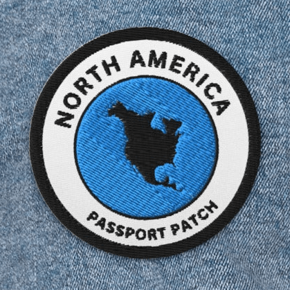 North America Passport Patch - Asali Origins
