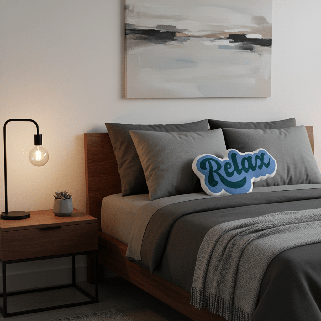 Relax Blue Custom - Shaped Pillow - Asali Origins