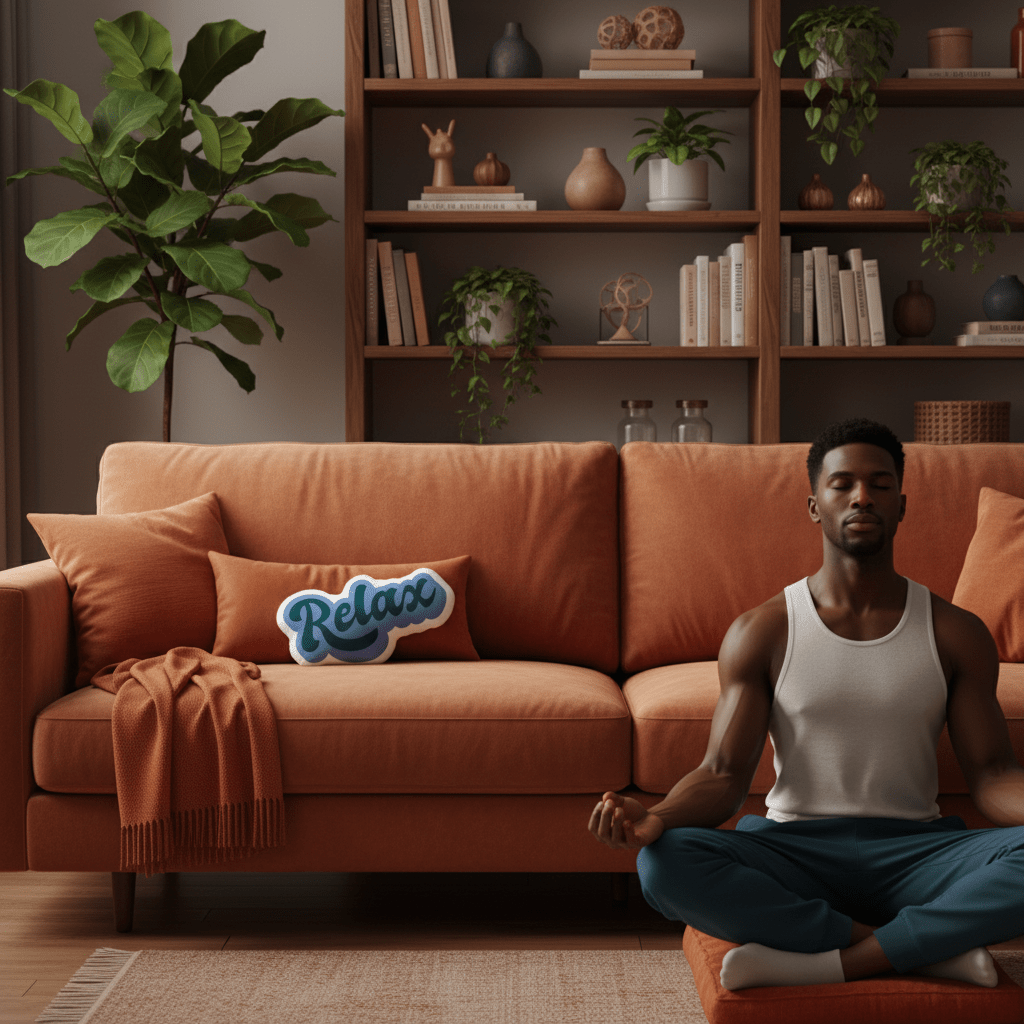 Relax Blue Custom - Shaped Pillow - Asali Origins