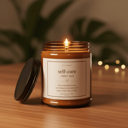Self - Care Scented Soy Candle - Asali Origins