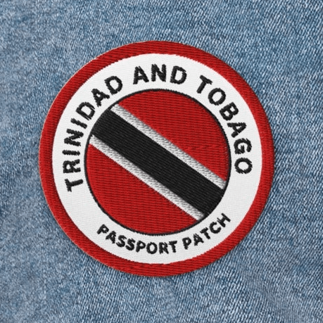 Trinidad and Tobago Embroidered Passport Patch - Asali Origins